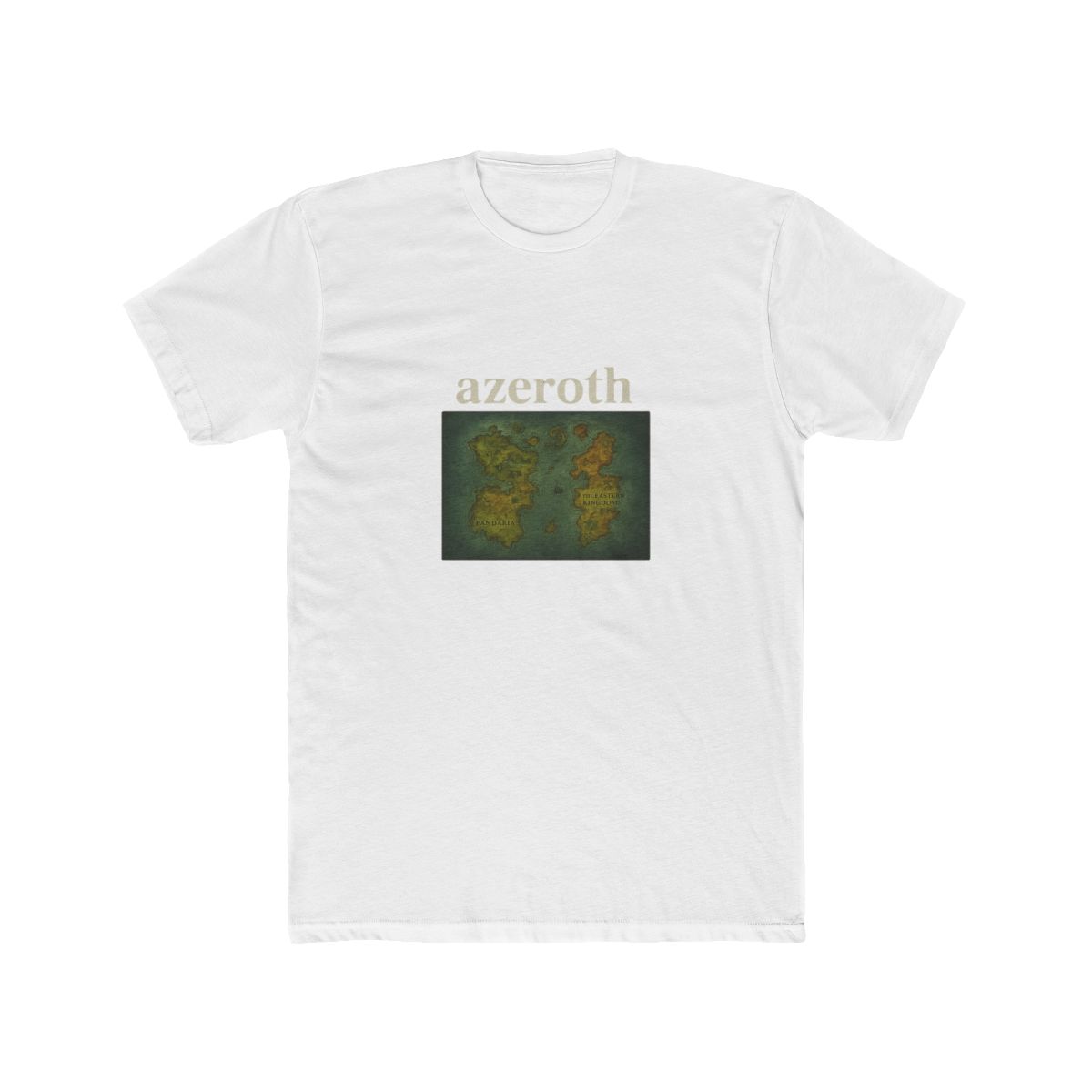Azeroth Map World of Warcraft Graphic T Shirt