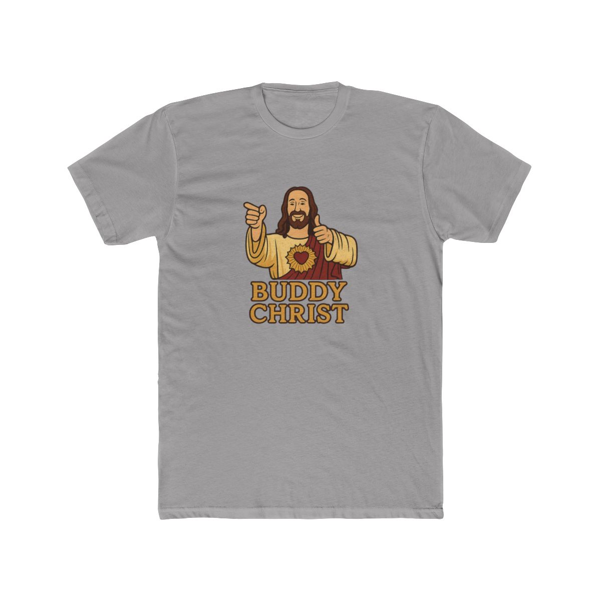 Golden Buddy Christ Dogma T Shirt