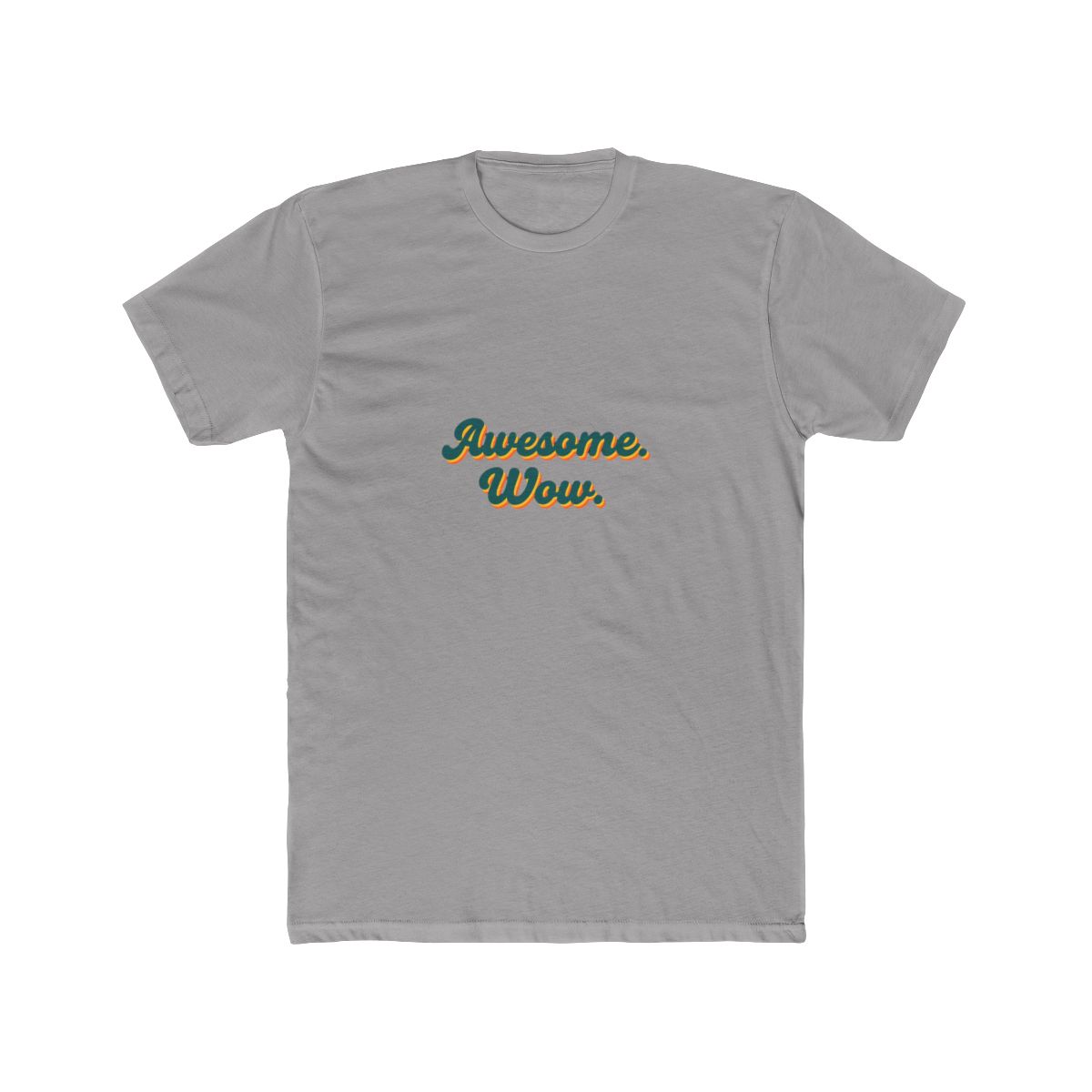 Retro 'Awesome. Wow.' Sarcastic Graphic T Shirt