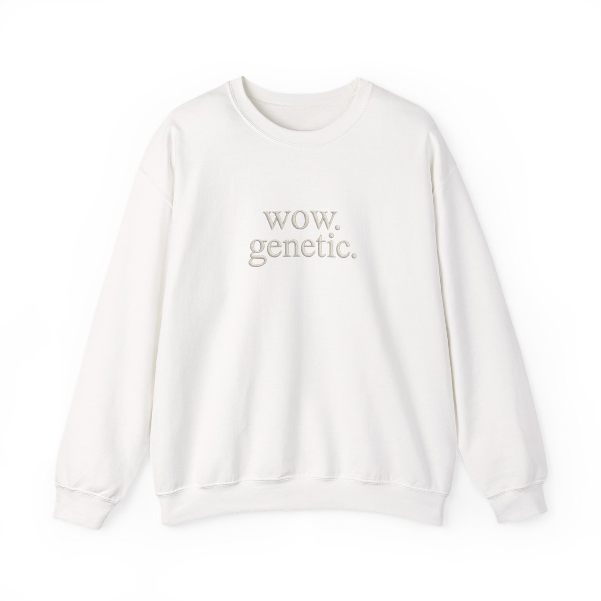 Wow Genetic Text Crewneck