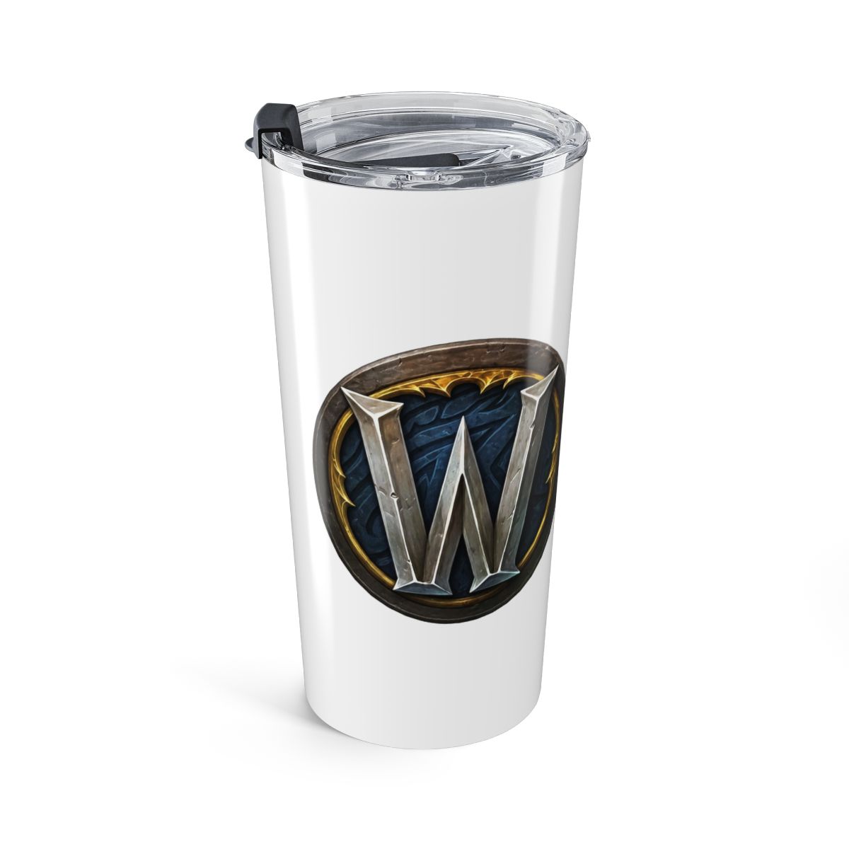 World of Warcraft Small Chest Pocket W Simplified Logo Stainless Steel Insulated Tumbler