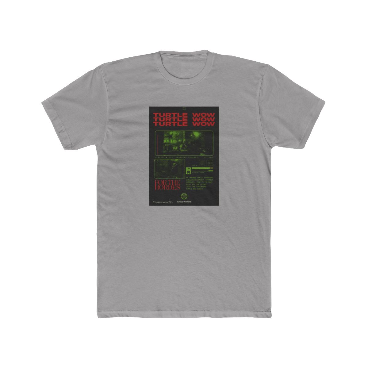 Turtle Wow Stacked Text T-Shirt