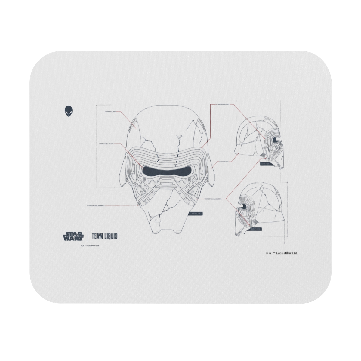 Star Wars™ Kylo Ren Blueprint Mousepad