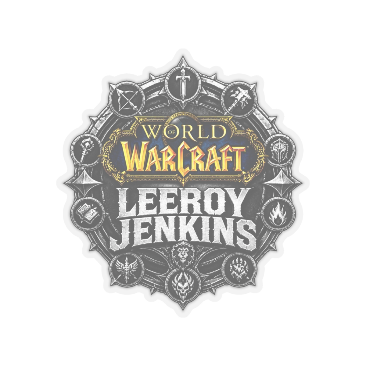 World of Warcraft "WORLD" Sticker